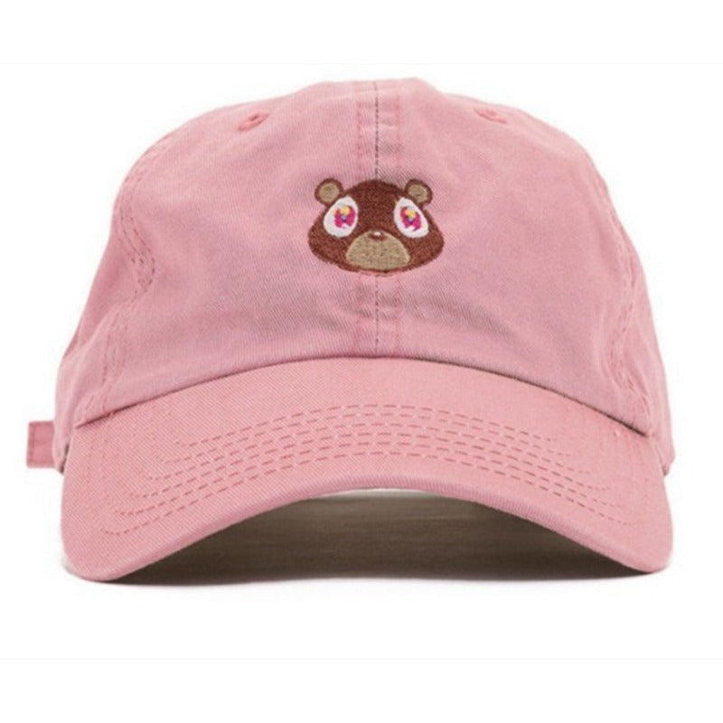 Wholesale Cotton Teddy Bear Embroidered Sun Protection Baseball Caps